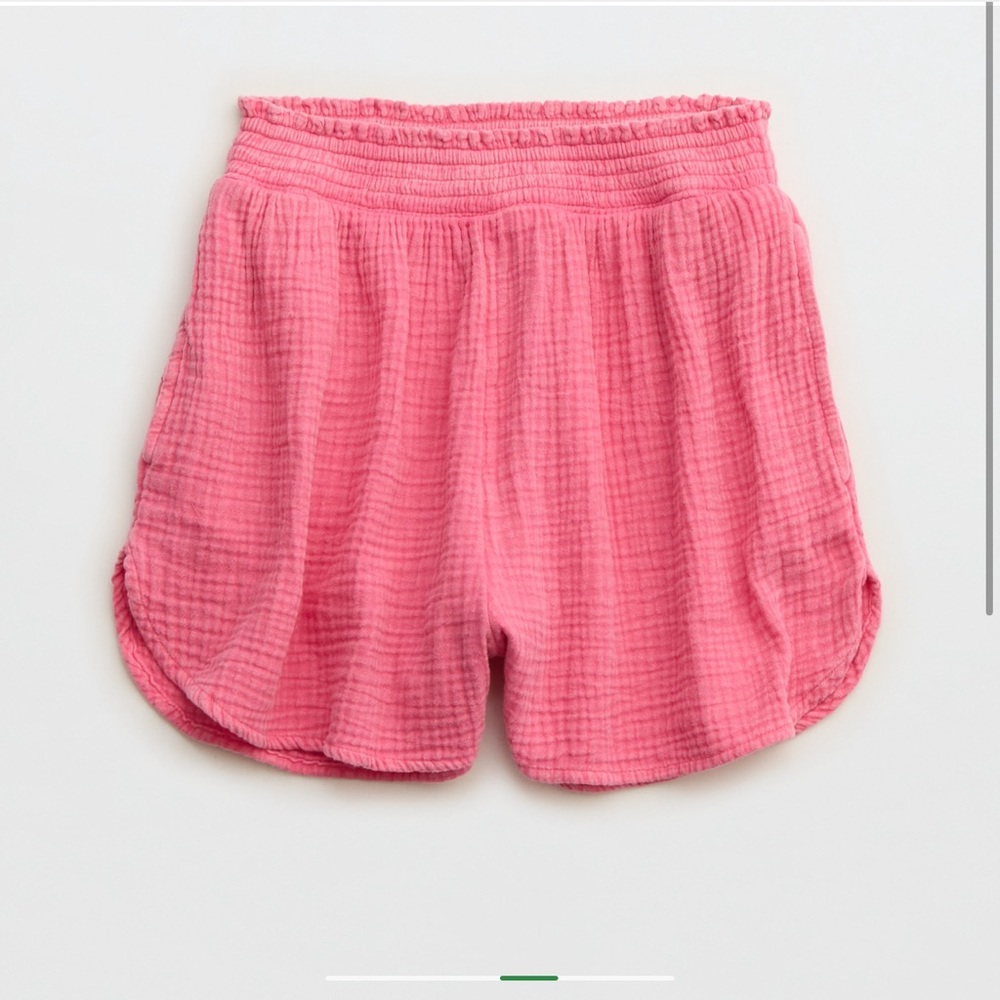 Aerie High Waisted Pool-To-Party Short in Pink Size XS